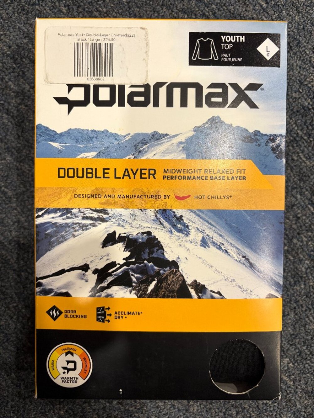 Polarmax Youth Double-Layer Crewneck